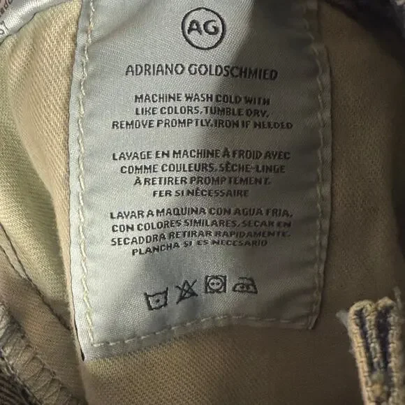 Adriano Goldschmied The Tellis Modern Slim Patched Distressed Jeans Mens 36